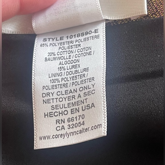 Corey Lynn Calter Shine Mini Skirt - Picture 8 of 9